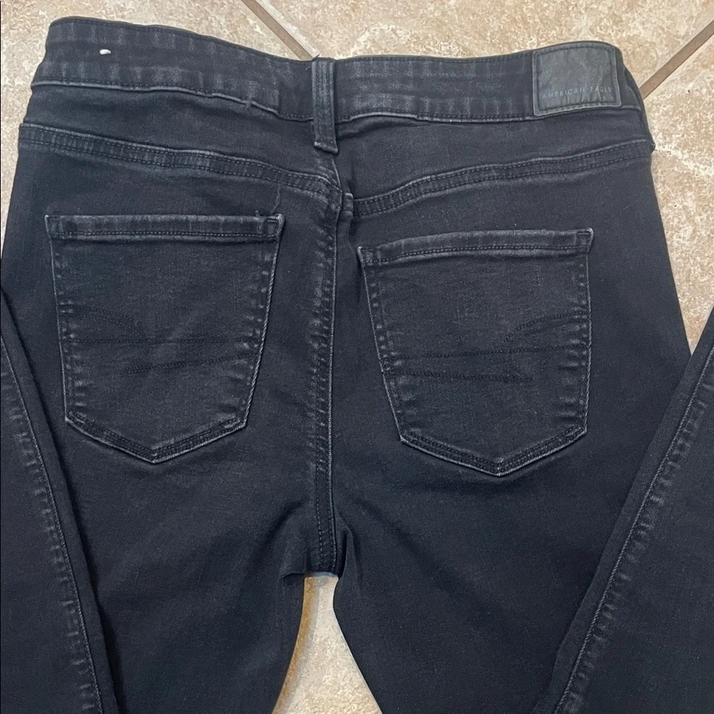 American Eagle Outfitters Black Skinny Jeans - Picture 5 of 10